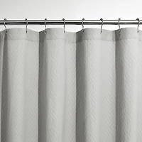 Fieldcrest Luxury Basketweave Matelasse Shower Curtain