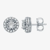 5/8 CT. T.W. Natural White Diamond 10K Gold Stud Earrings