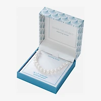 Silver Treasures Womens White Sterling Silver 16 Inch Strand Necklace