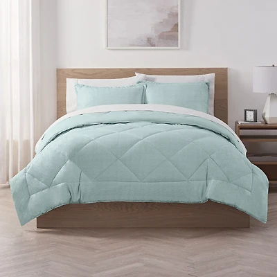 Serta® Supersoft Cooling Midweight Comforter Set