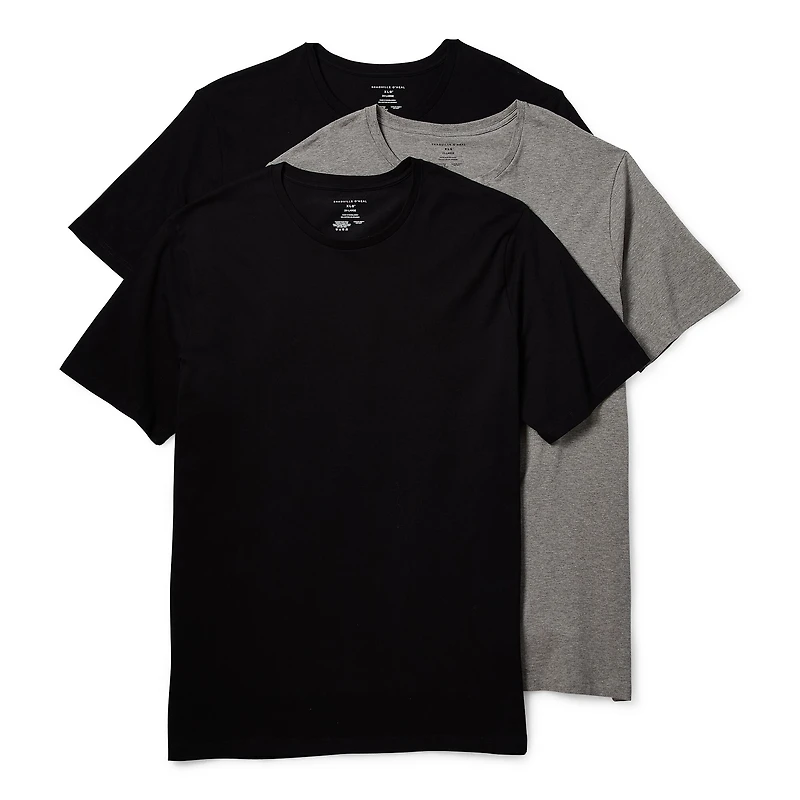 Shaquille O'Neal XLG™ Activated Cooling Mens 3 Pack Short Sleeve Crew Neck T-Shirt Big