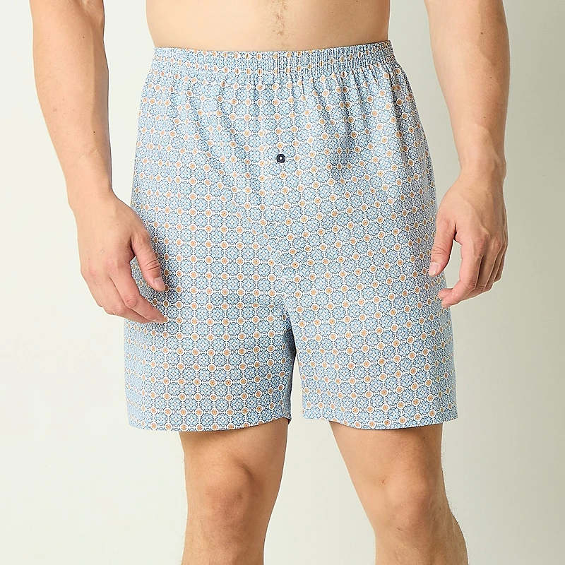 Stafford Woven Mens Big and Tall 4 Pack Boxers 302600