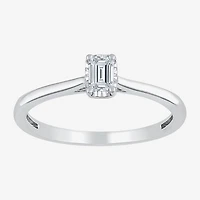 G / Si2) Womens 1/2 CT. Lab Grown White Diamond 10K Gold Solitaire Engagement Ring