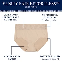 Vanity Fair® Flattering Lace® Top Brief Panty- 13276