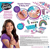 Cra-Z-Art Sparkling Glitter Tattoos & Nails
