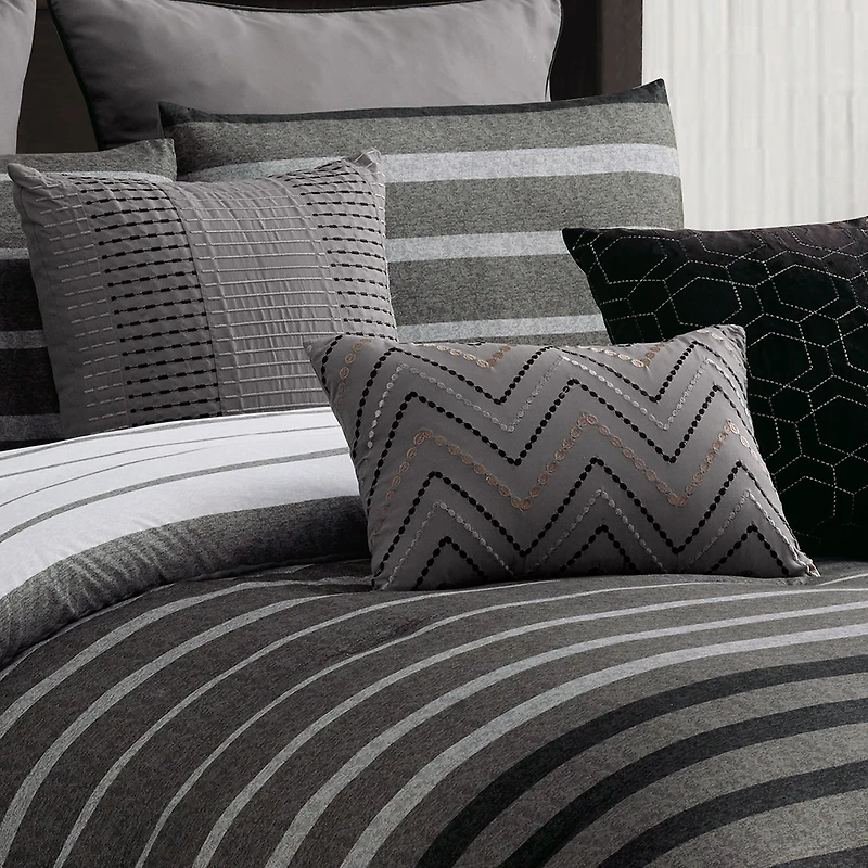 Riverbrook Home Barkley 10-pc. Stripes Midweight Comforter Set