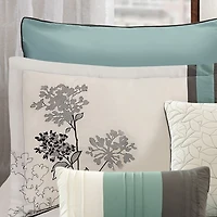 Riverbrook Home Emile 8-pc. Midweight Embroidered Comforter Set