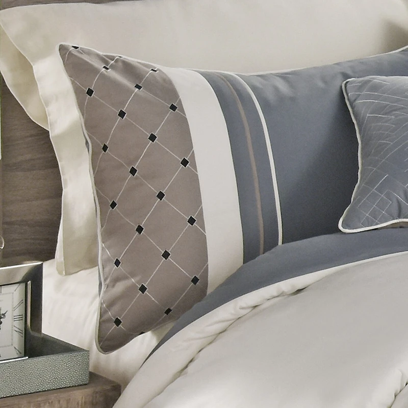 Riverbrook Home Beren 7-pc. Midweight Embroidered Comforter Set