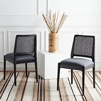 Safavieh Reinhardt Kitchen Collection 2-pc. Upholstered Dining Chair