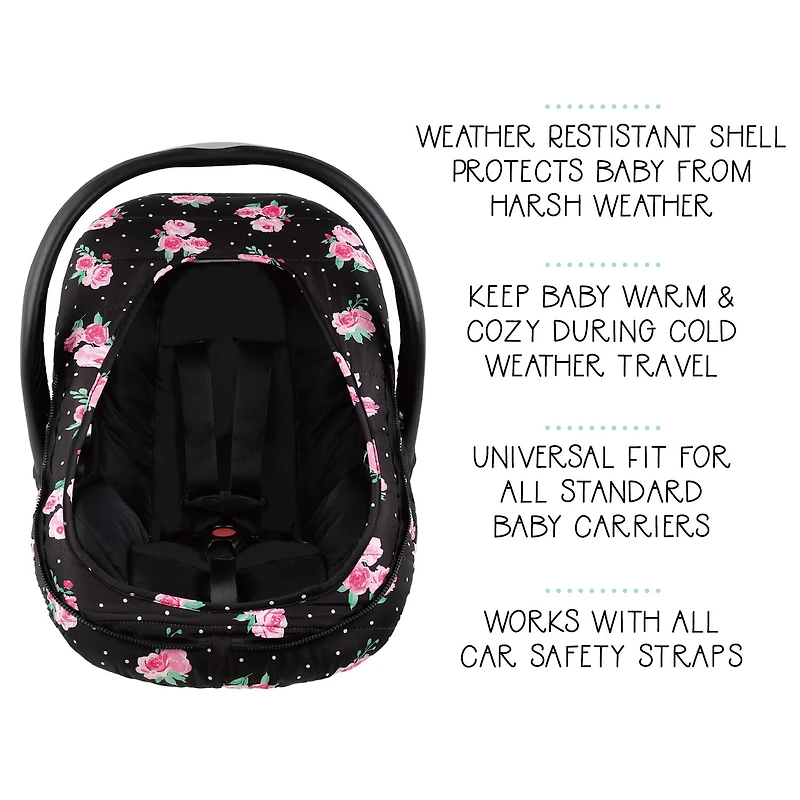 The Peanutshell Floral Rose Car Seat Covers