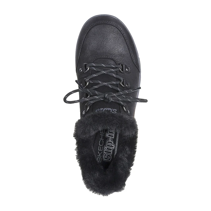 Skechers Hands Free Slip-Ins Womens Easy Going Fall Adventure Faux Fur Lined Flat Heel Winter Boots