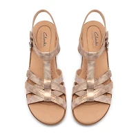 Clarks Womens Emily2 Rose Strap Sandals
