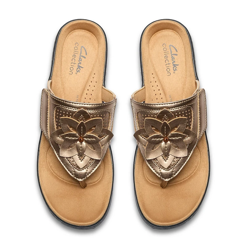 Clarks Womens Merliah2 Kyla Wedge Sandals