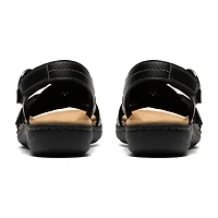 Clarks Womens Laurieann Mae Adjustable Strap Flat Sandals