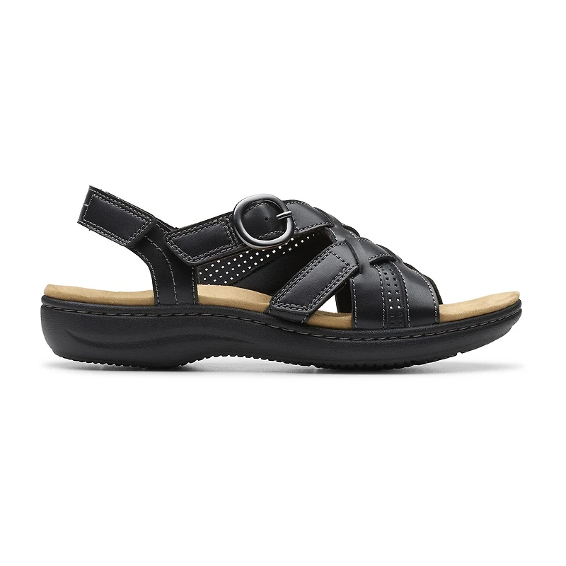 Clarks Womens Laurieann Mae Adjustable Strap Flat Sandals