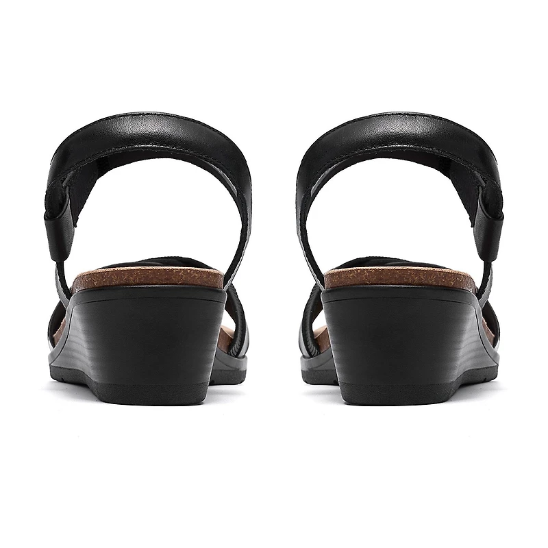 Clarks Womens Kacha Twist Wedge Sandals
