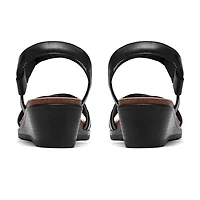 Clarks Womens Kacha Twist Wedge Sandals