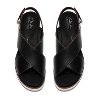 Clarks Womens Diaz Wedge Sandals