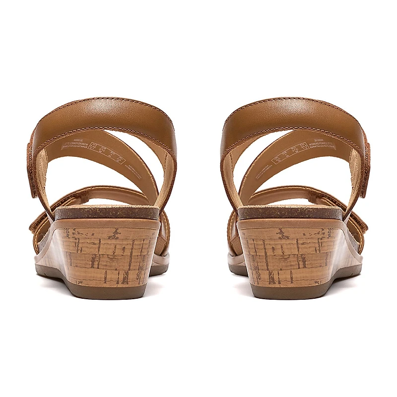 Clarks Womens Kacha Wave Wedge Sandals