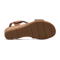 Clarks Womens Kacha Wave Wedge Sandals