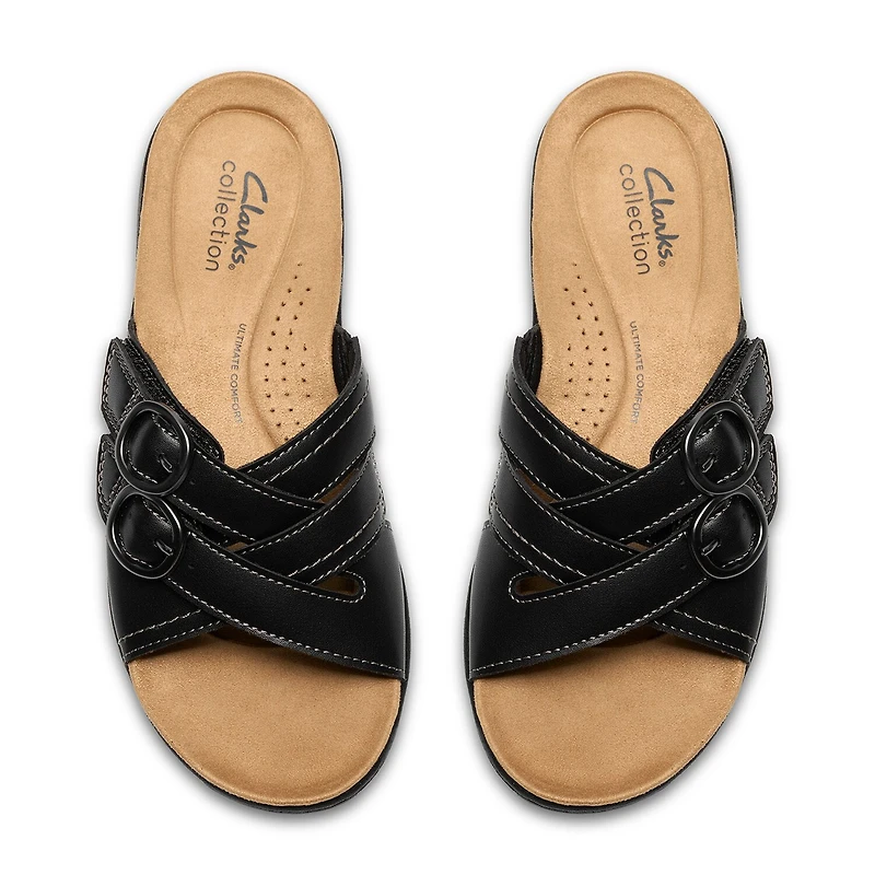 Clarks Womens Laurieann Opal Flat Sandals