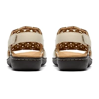 Clarks Womens Laurieann Lily Adjustable Strap Flat Sandals