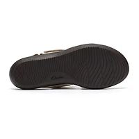 Clarks Womens Laurieann Lily Adjustable Strap Flat Sandals