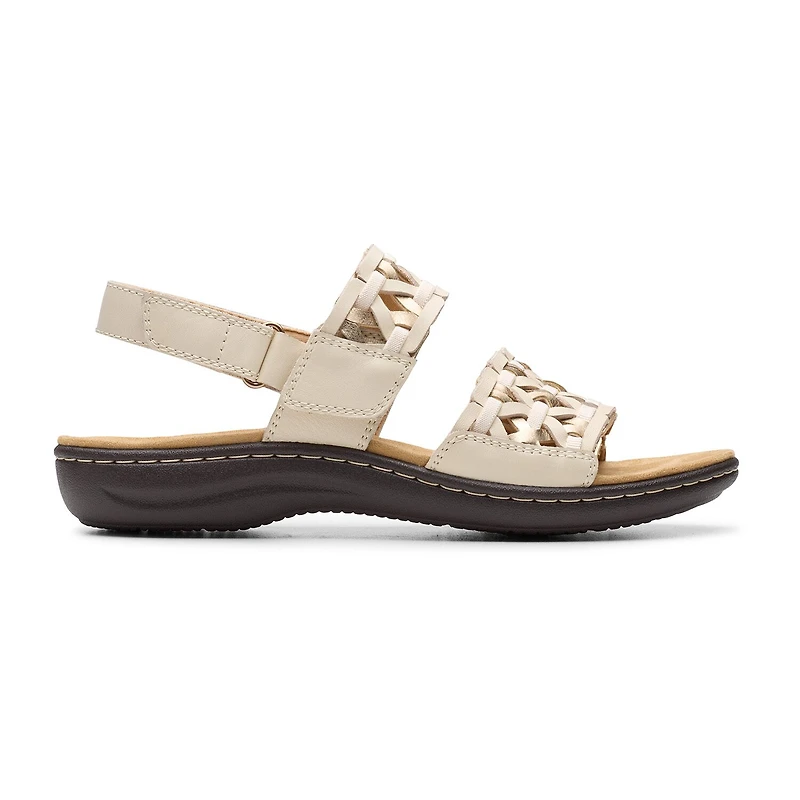 Clarks Womens Laurieann Lily Adjustable Strap Flat Sandals
