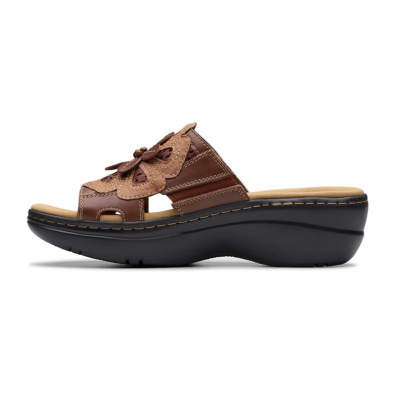 Clarks Womens Merliah2 Belle Wedge Sandals Wide Width