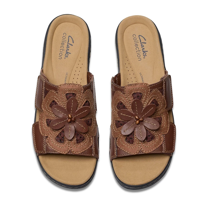 Clarks Womens Merliah2 Belle Wedge Sandals Wide Width
