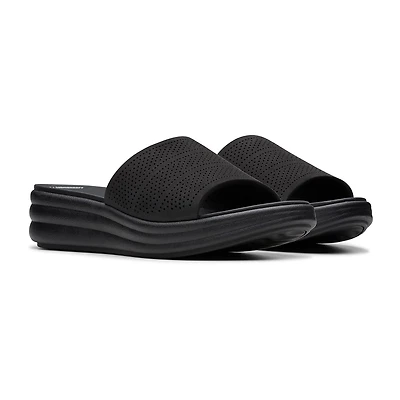 Clarks Cloudsteppers Womens Drift Twist Wedge Sandals