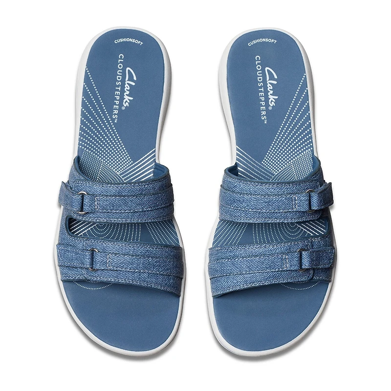 Clarks Cloudsteppers Womens Breeze Piper Flip-Flops