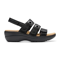 Clarks Womens Merliah Bali Wedge Sandals