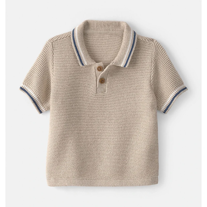 Oshkosh Baby Boys Short Sleeve Regular Fit Polo Shirt