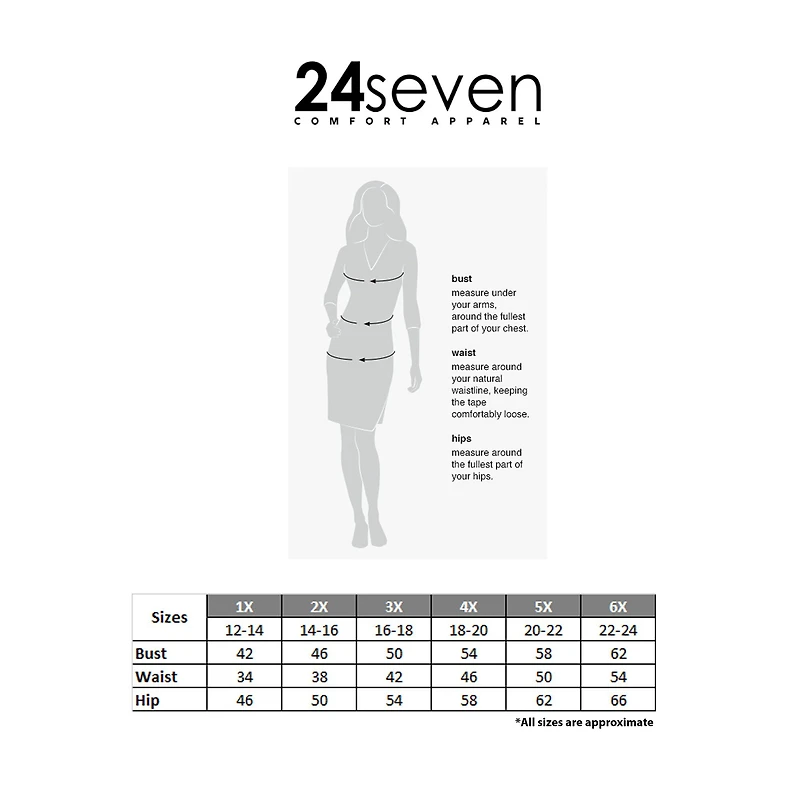 24seven Comfort Apparel Womens Knit 28 1/2" Plus 7/8 Ankle Legging