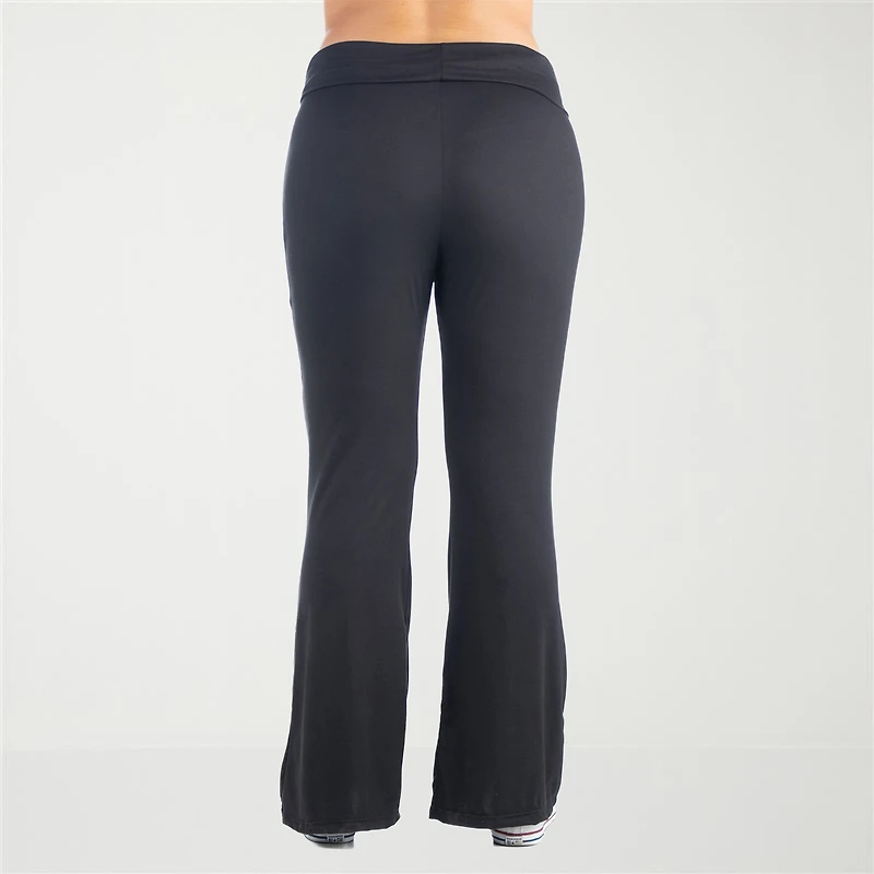 24seven Comfort Apparel Womens Plus Flare Sweatpant