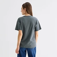 Pixar Boyfriend Tee Womens Juniors Crew Neck Short Sleeve Regular Fit Graphic T-Shirt