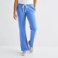 Arizona Womens Juniors Flare Mid Rise Sweatpant