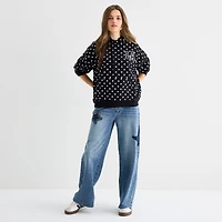 Forever 21 Womens Juniors Long Sleeve Fleece Hoodie