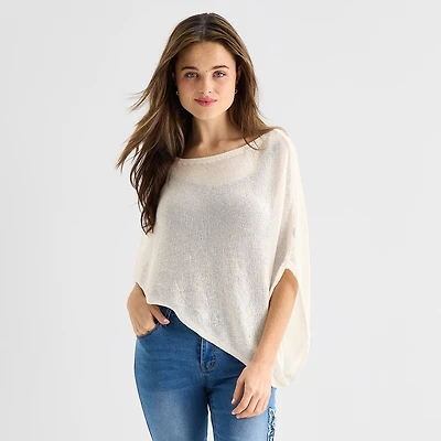 Forever 21 Womens Juniors Elbow Sleeve Poncho