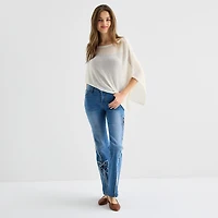 Forever 21 Womens Juniors Elbow Sleeve Poncho