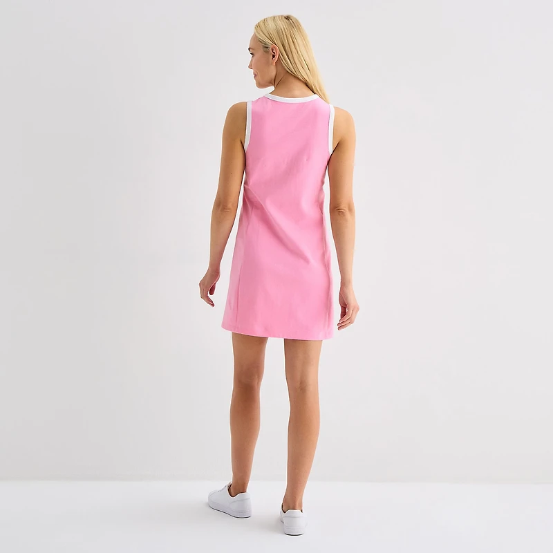 St. John's Bay Womens Crew Neck Sleeveless Sheath Dress