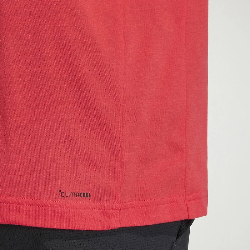 adidas Mens Crew Neck Short Sleeve Active T-Shirt