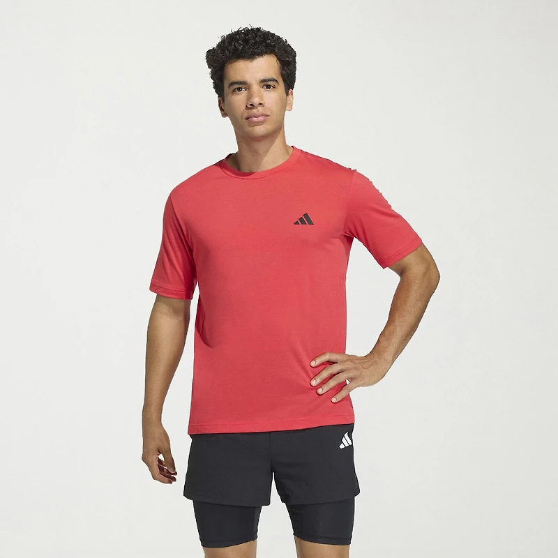 adidas Mens Crew Neck Short Sleeve Active T-Shirt