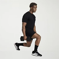 adidas Mens Crew Neck Short Sleeve Active T-Shirt