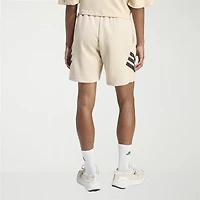 adidas Future Icons Woven 3 Stripe Mens 7" Mid Rise Workout Shorts