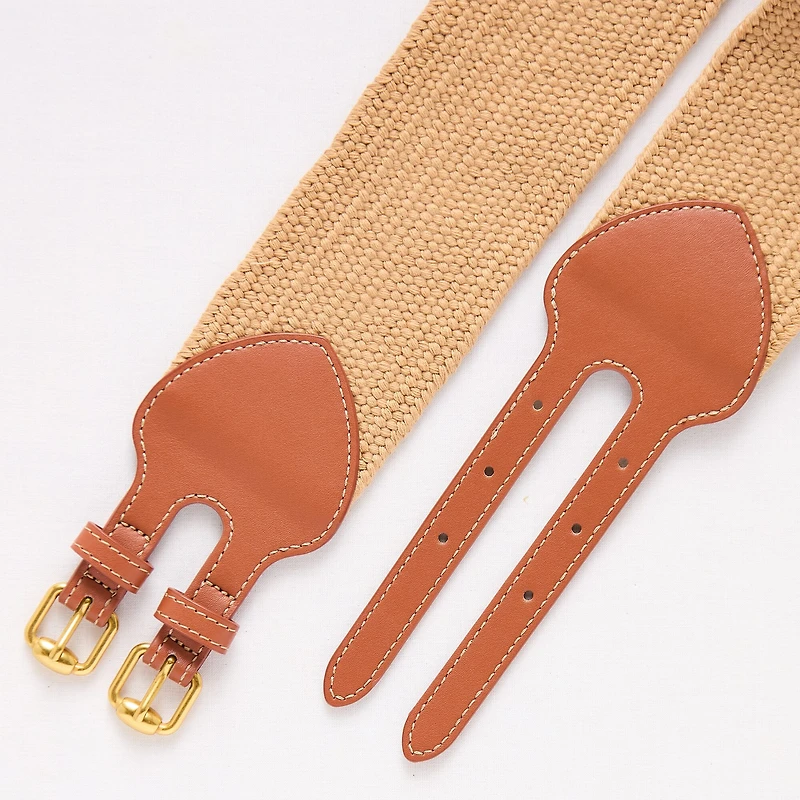 a.n.a Two Buckle Stretch Belt Womens