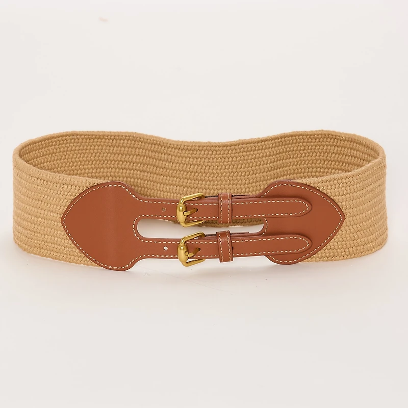 a.n.a Two Buckle Stretch Belt Womens