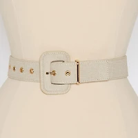 Liz Claiborne Fabric Pant Belt With Metal Keeper Womens