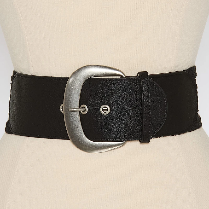 a.n.a Natural With Pu Buckle Womens Belt